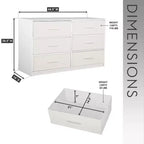 Commode moderne à 6 tiroirs