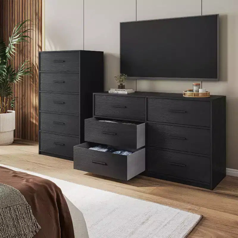 GDFStudio Perrine 44.5'' Modern 6-Drawer Dresser