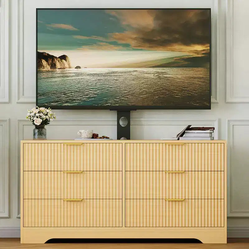 Meuble TV en bois avec support Centre de divertissement