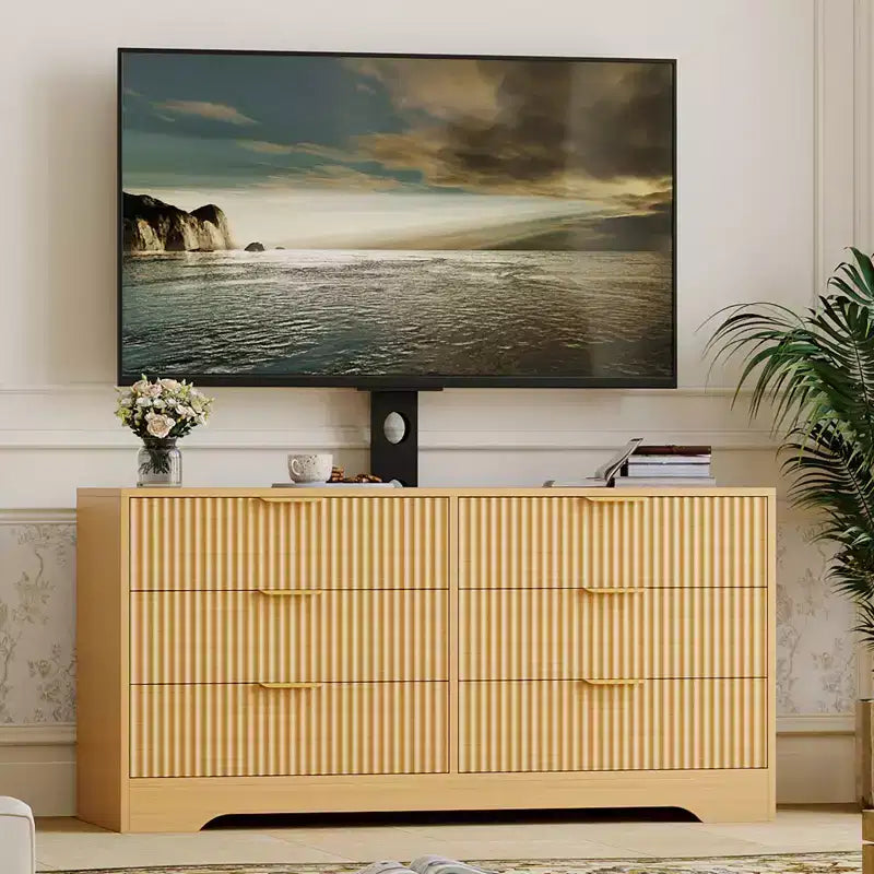 Meuble TV en bois avec support Centre de divertissement