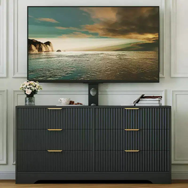Meuble TV en bois avec support Centre de divertissement