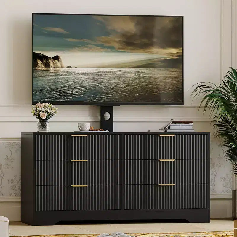 Meuble TV en bois avec support Centre de divertissement