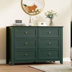 Commode de chambre à 6 tiroirs, moderne, en MDF