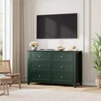 Commode de chambre à 6 tiroirs, moderne, en MDF