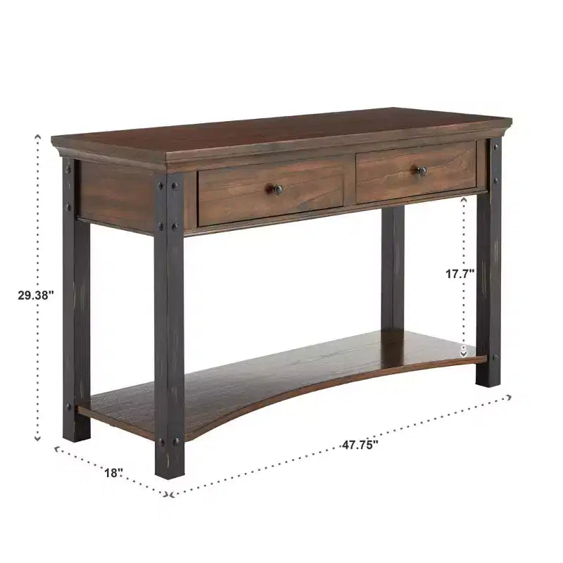 Console en bois