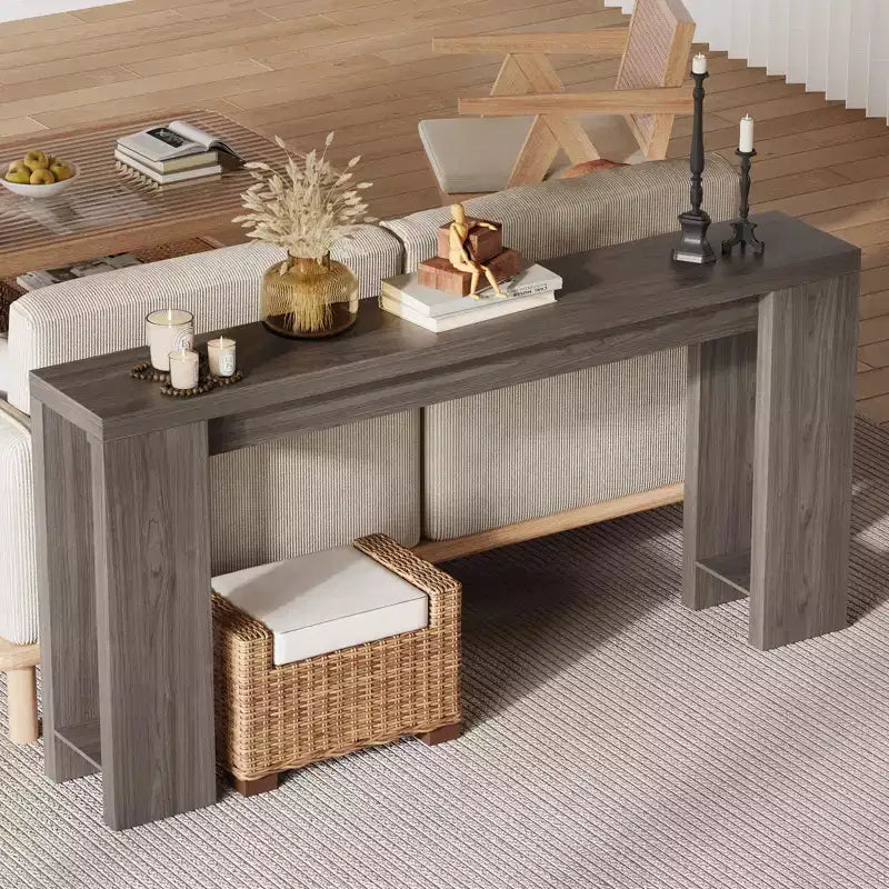 Table d'appoint : Une console étroite de style champêtre