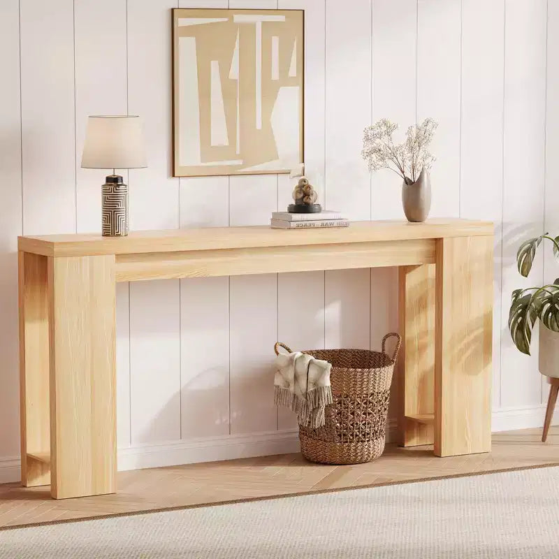 Table d'appoint : Une console étroite de style champêtre