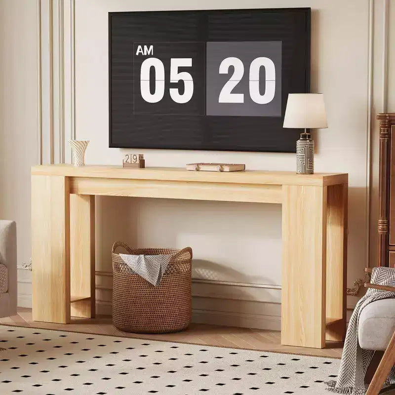 Table d'appoint : Une console étroite de style champêtre