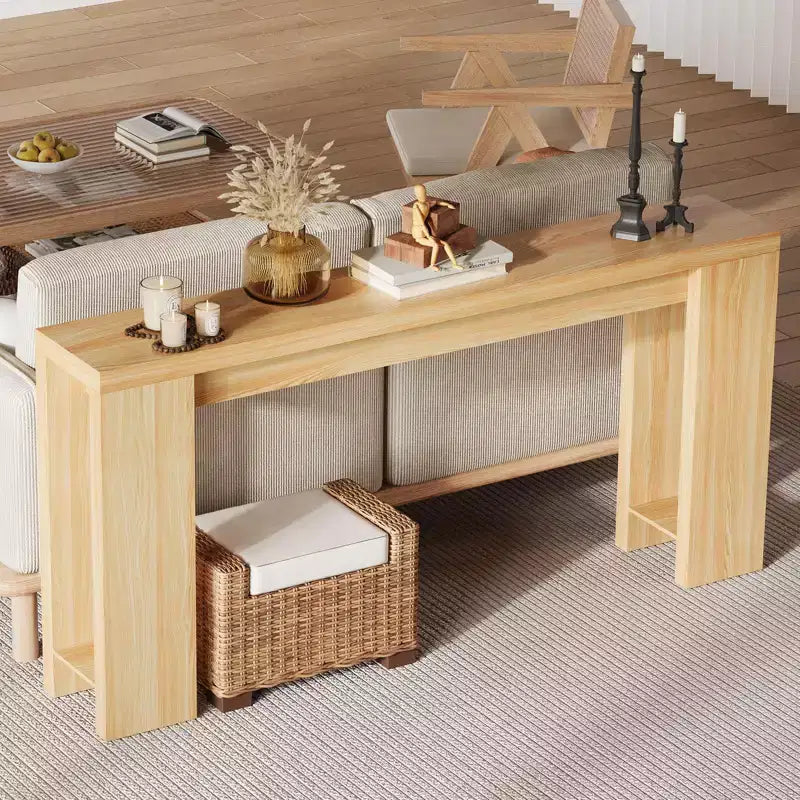 Table d'appoint : Une console étroite de style champêtre