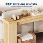 Table d'appoint : Une console étroite de style champêtre