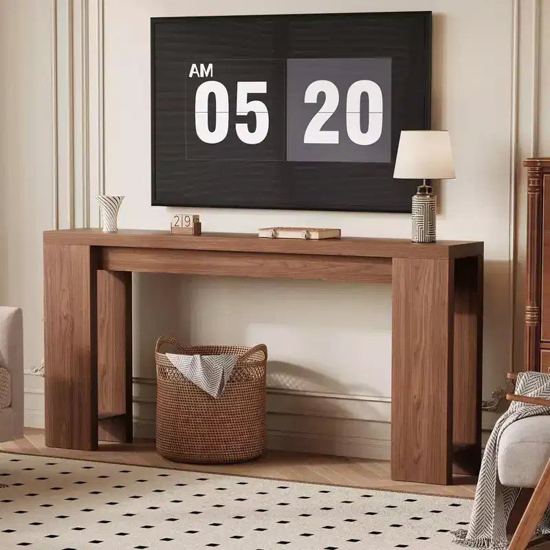 Table d'appoint : Une console étroite de style champêtre