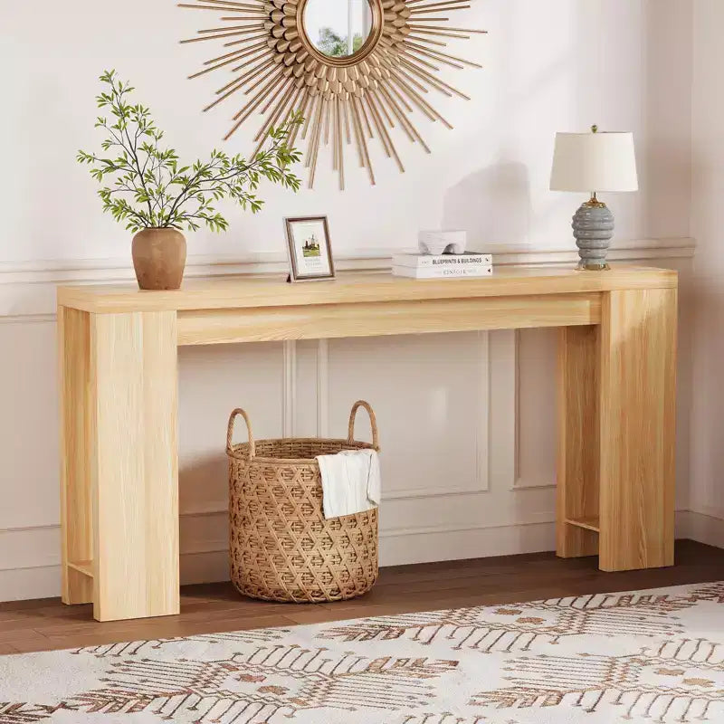 Table d'appoint : Une console étroite de style champêtre