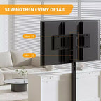 Meuble TV avec support et 6 tiroirs de rangement