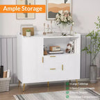 Meuble Buffet Bahut Armoire de Rangement avec Tiroirs Étagères