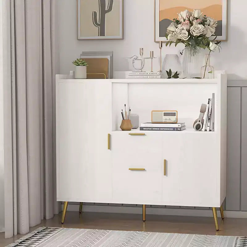 Meuble Buffet Bahut Armoire de Rangement avec Tiroirs Étagères