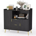 2 pack Buffet Cabinet 40 in Sideboard Storage Cabinet with Drawers Shelves & Doors Modern Wood Coffee Bar Station