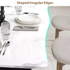 Table de salle à manger Wave Edge - Plateau MDF avec cadre métallique