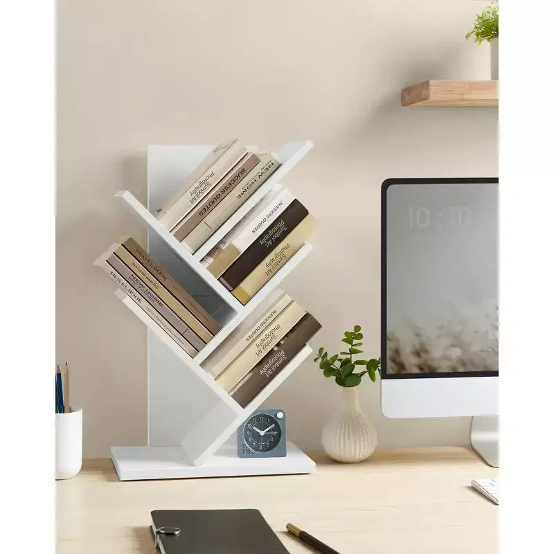 VASAGLE CUSTOS Collection - Tree Bookshelf Modern Bookcase Floor Standing Book Shelf