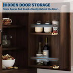 Armoire de cuisine autoportante de style ferme pour garde-manger