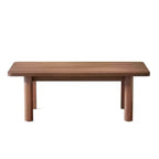 Table de salle à manger de ferme marron Facile à assembler Table de cuisine rectangulaire