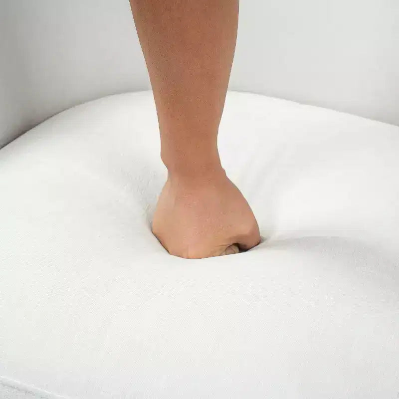 Chaises pivotantes à 360° modernes en bois avec revêtement en tissu bouclette