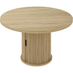 Table à manger ronde avec rangement Table de cuisine de ferme Table ronde