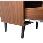 Table de chevet en bois élégante et fonctionnelle à 2 tiroirs