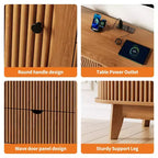 Meuble TV avec Station de Charge Meuble TV Console Multimédia
