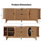 Meuble TV avec Station de Charge Meuble TV Console Multimédia