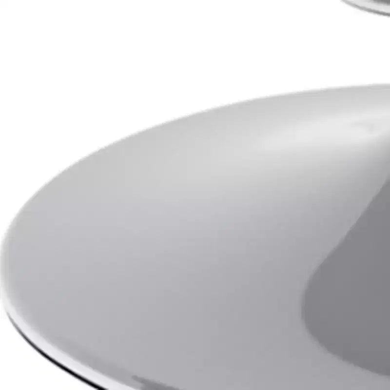 Chaises de bar pivotantes réglables en hauteur en similicuir et aluminium blanc et argent