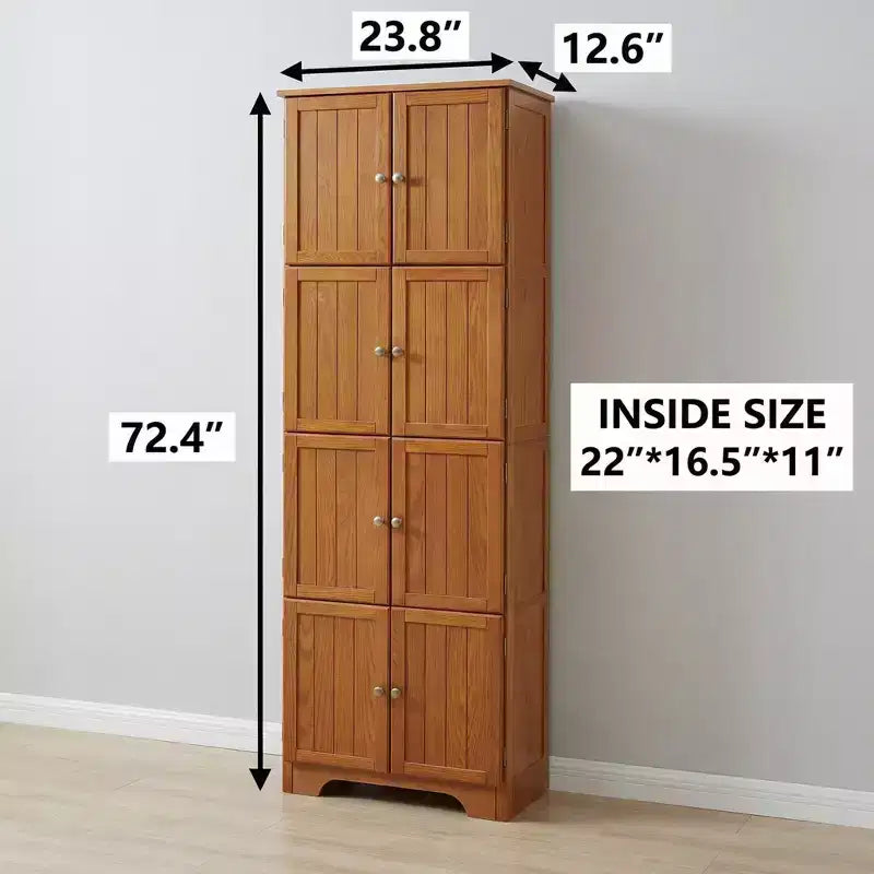Armoire haute de rangement autoportante