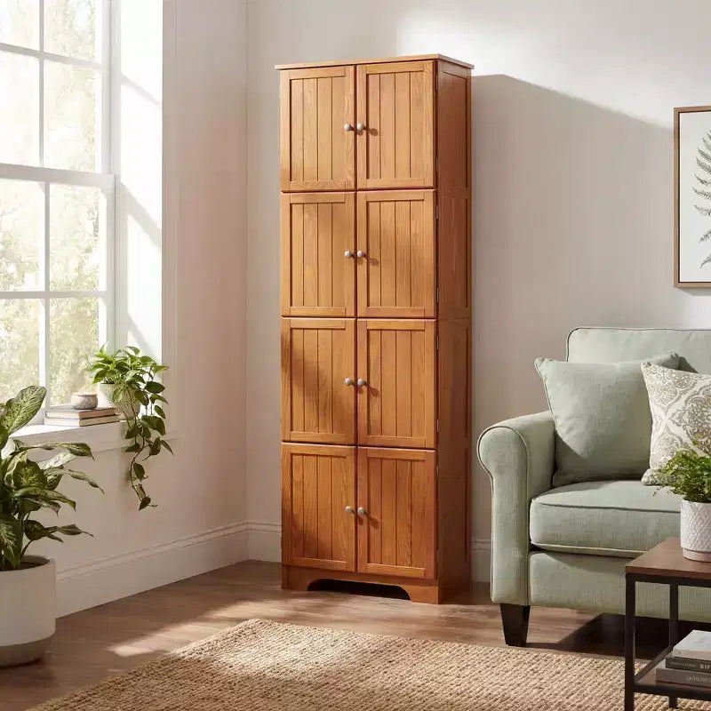 Armoire haute de rangement autoportante