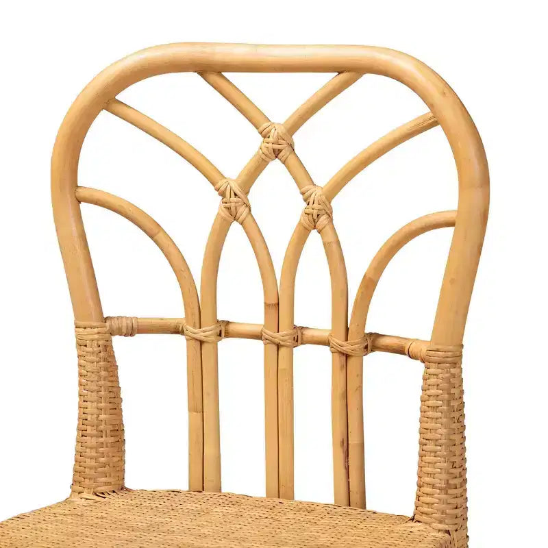 Tabouret de bar hauteur comptoir, cadre acajou
