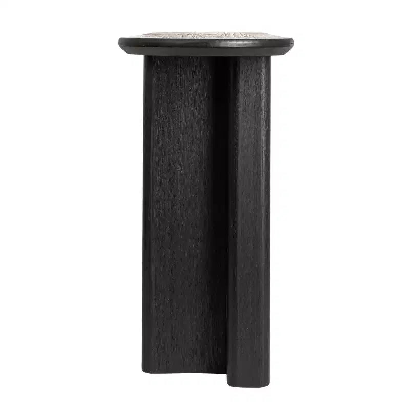 Console asymétrique noire