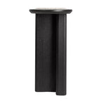 Console asymétrique noire