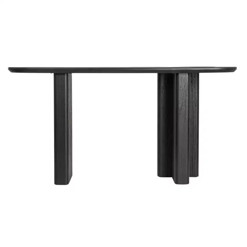 Console asymétrique noire