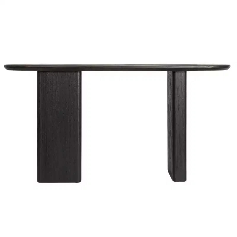 Console asymétrique noire