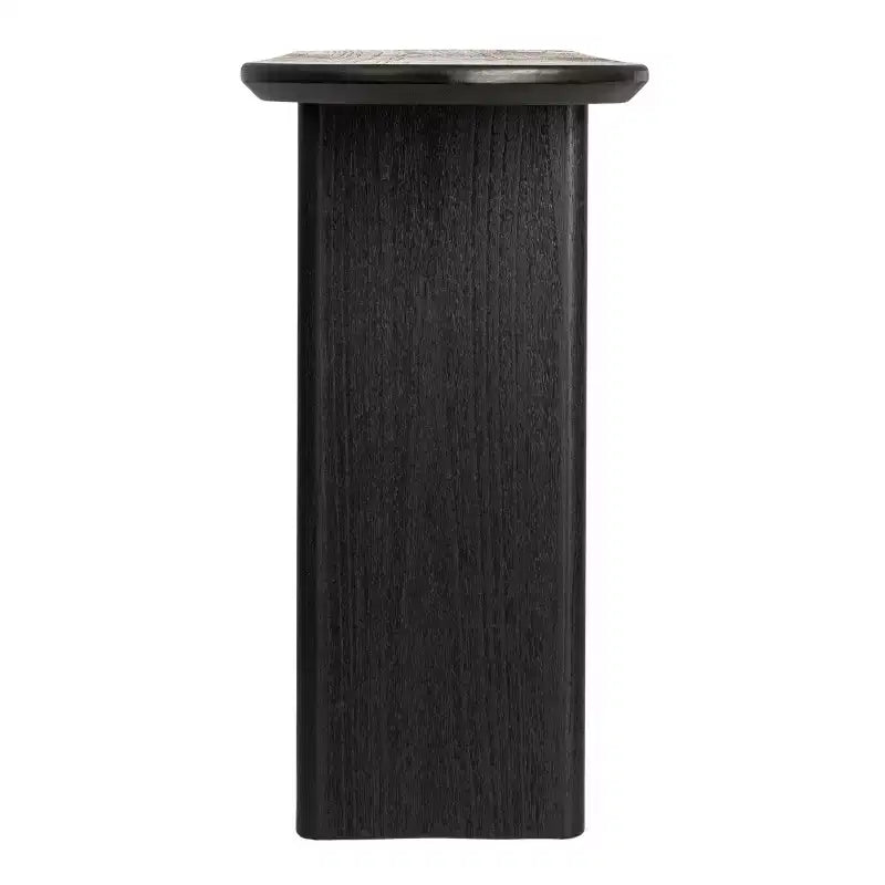 Console asymétrique noire