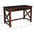 Bureau Rustique en Bois Massif de Ferme
