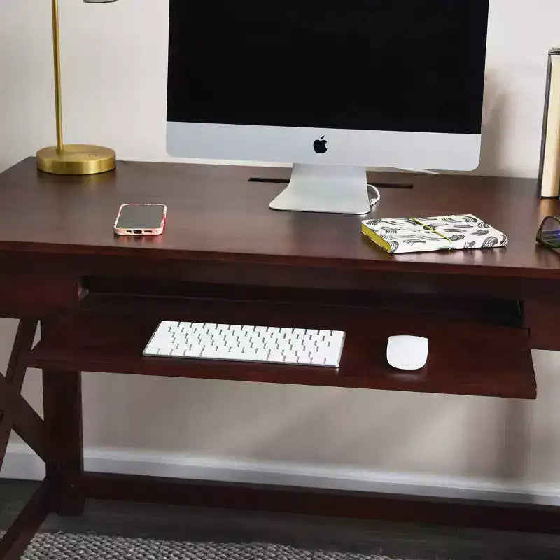Bureau Rustique en Bois Massif de Ferme