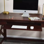 Bureau Rustique en Bois Massif de Ferme