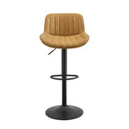 Tabourets de bar réglables en similicuir (lot de 2)