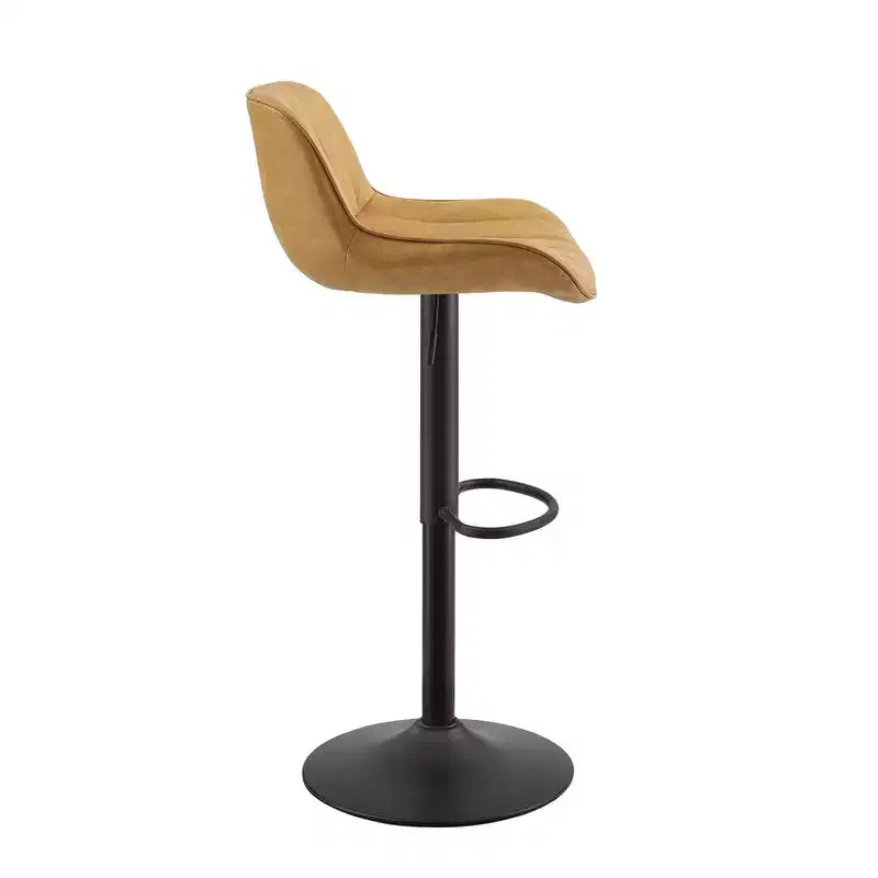 Tabourets de bar réglables en similicuir (lot de 2)