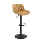 Tabourets de bar réglables en similicuir (lot de 2)