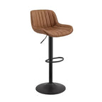 Tabourets de bar réglables en similicuir (lot de 2)