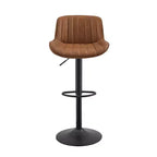 Tabourets de bar réglables en similicuir (lot de 2)