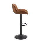 Tabourets de bar réglables en similicuir (lot de 2)