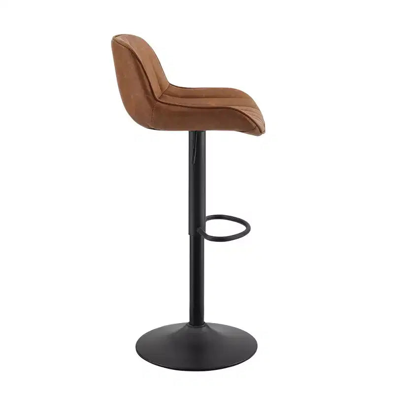 Tabourets de bar réglables en similicuir (lot de 2)