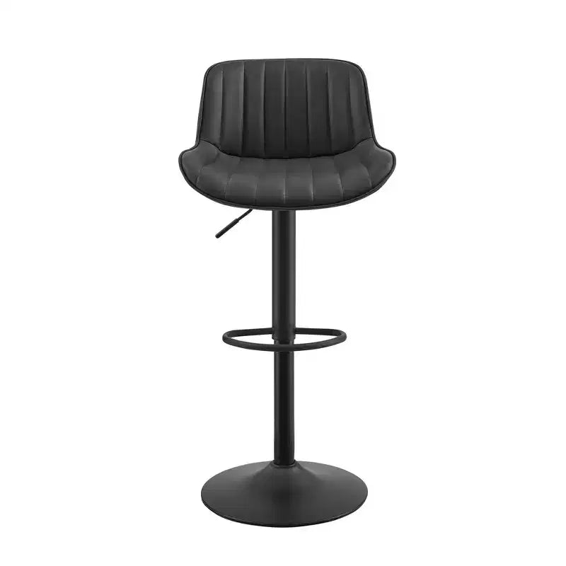 Tabourets de bar réglables en similicuir (lot de 2)