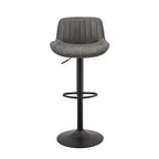 Tabourets de bar réglables en similicuir (lot de 2)